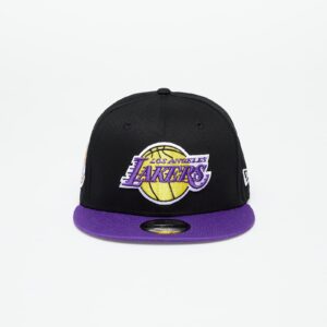 New Era Los Angeles Lakers Contrast Side Patch 9Fifty Snapback Cap Black/ True Purple S-M-alacsony-ár