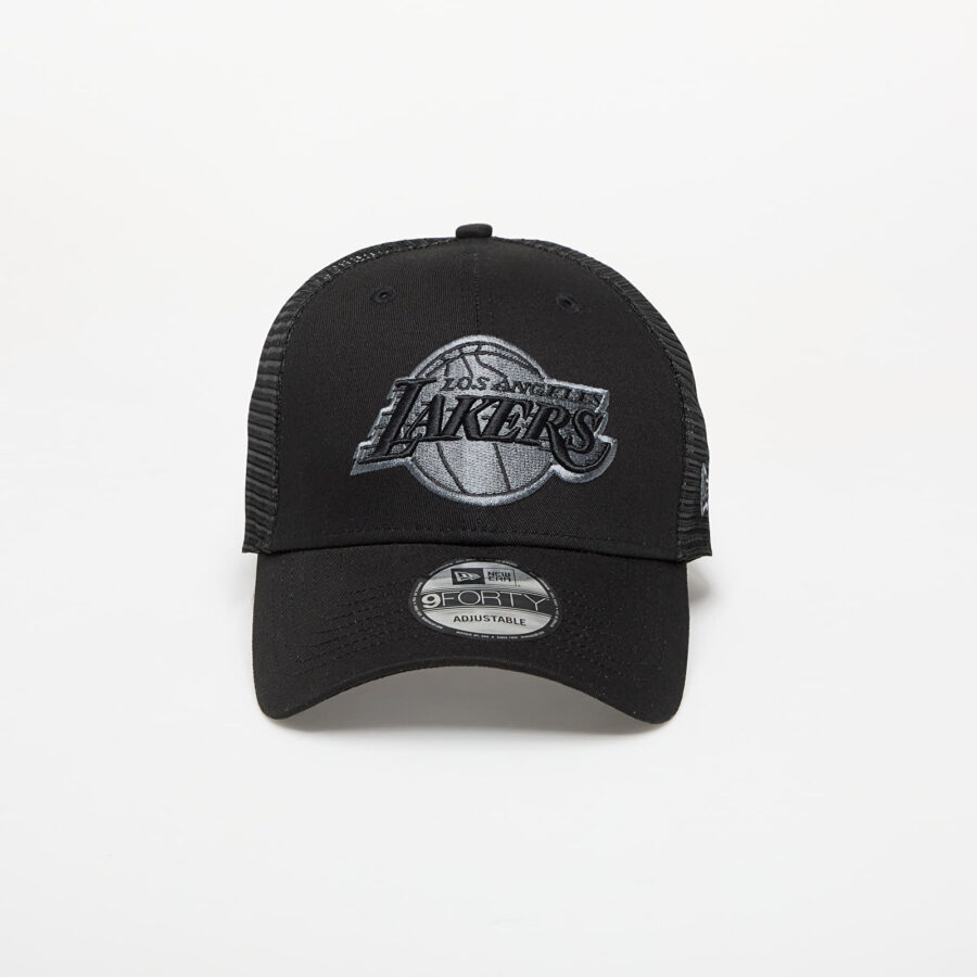 New Era Los Angeles Lakers NBA 9FORTY Trucker Adjustable Cap Black Universal-alacsony-ár