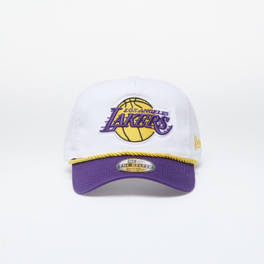 New Era Los Angeles Lakers NBA Golfer Snapback Cap White/ True Purple S-M-alacsony-ár