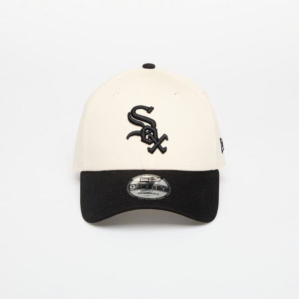 New Era MLB Colour Block 9FORTY Chicago White Sox Light Cream/ Black Universal-alacsony-ár