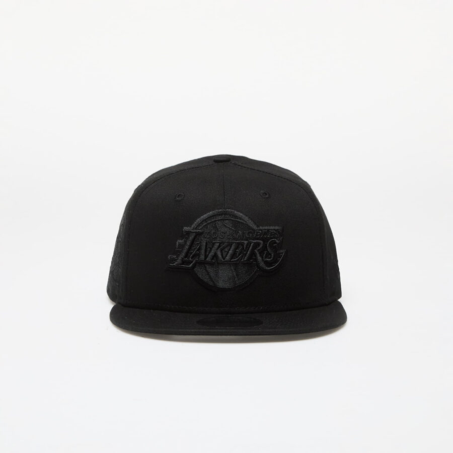 New Era NBA Los Angeles Lakers Monochrome Black 9FIFTY Snapback Cap Black S-M-alacsony-ár