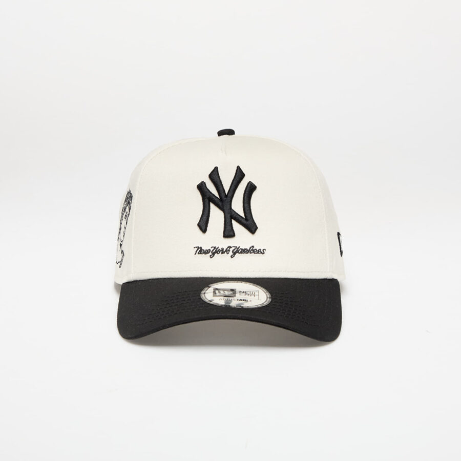 New Era New York Yankees 9FORTY MLB Mythical A-Frame Cap Ivory/ Black Universal-alacsony-ár