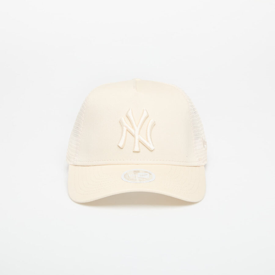 New Era New York Yankees 9FORTY Womens League Essential Trucker Cap Light Cream Universal-alacsony-ár