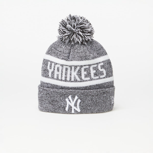 New Era New York Yankees Jake Bobble Knit Beanie Hat Black/ White Universal-alacsony-ár