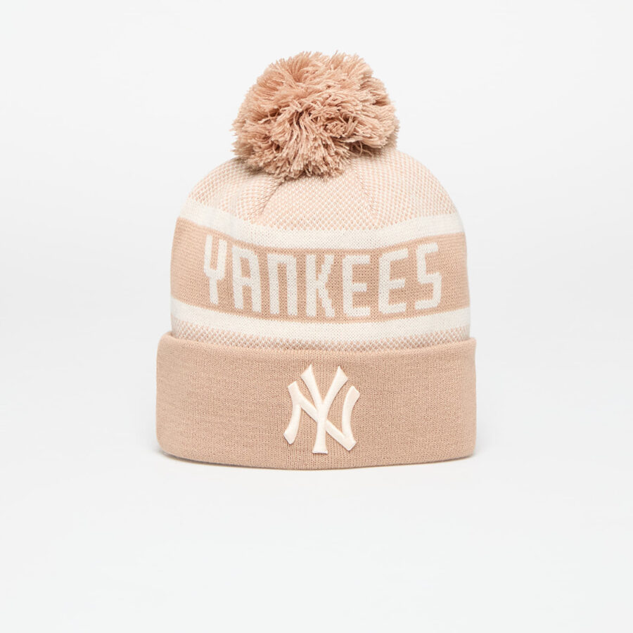 New Era New York Yankees Knit Medium MLB Jake Cuff Beanie Beige Universal-alacsony-ár