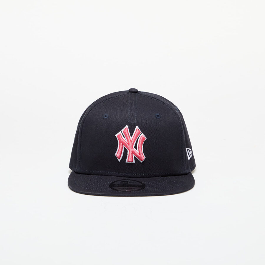 New Era New York Yankees MLB Outline 9FIFTY Snapback Cap Navy/ Lava Red S-M-alacsony-ár