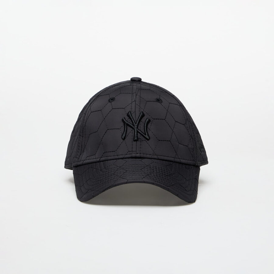 New Era New York Yankees MLB Quilted 9FORTY Adjustable Cap Black/ Black Universal-alacsony-ár