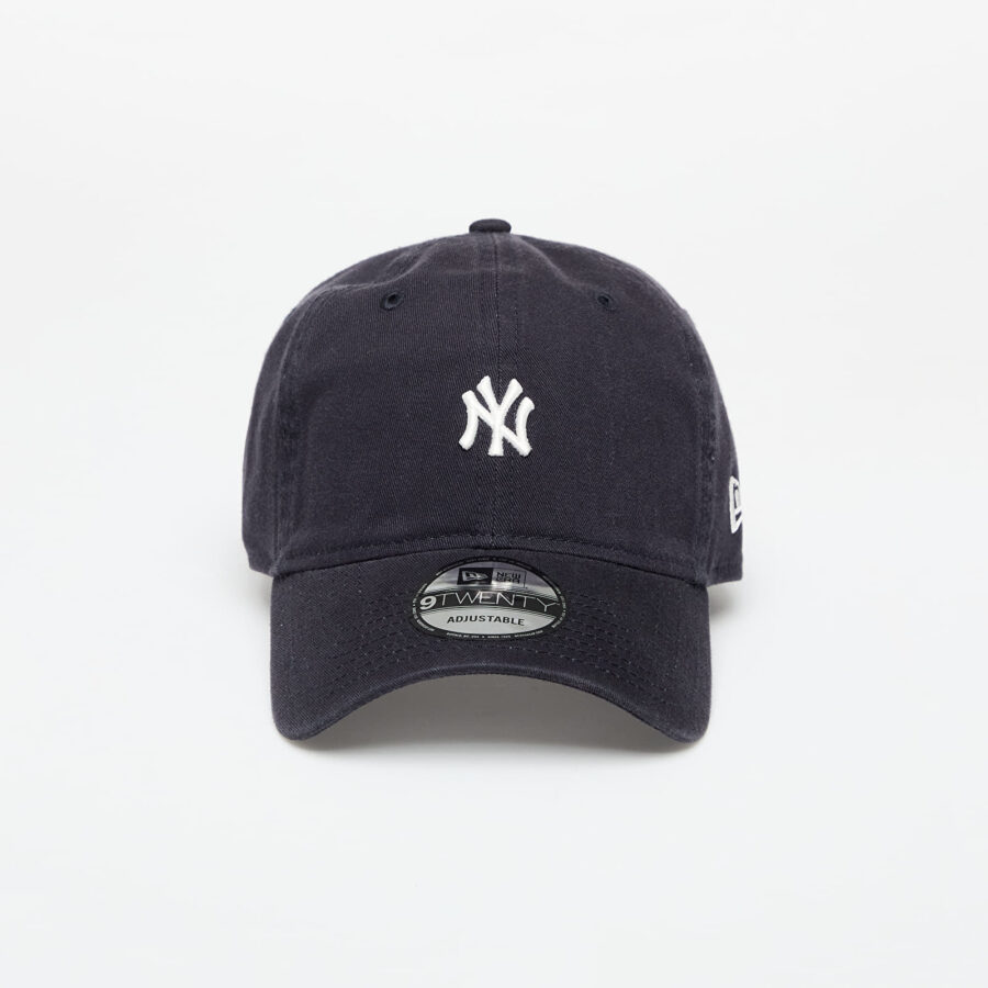 New Era New York Yankees Mini Logo Washed 9TWENTY Adjustable Cap Navy Universal-alacsony-ár