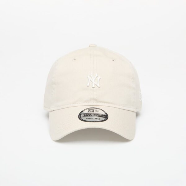 New Era New York Yankees Mini Logo Washed 9TWENTY Adjustable Cap Stone Universal-alacsony-ár