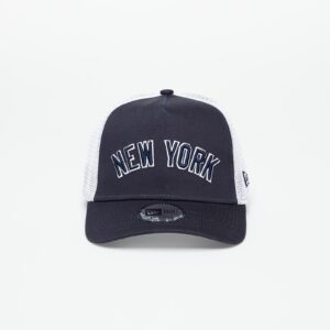 New Era New York Yankees Team Script Trucker Cap Navy/ Optic White Universal-alacsony-ár