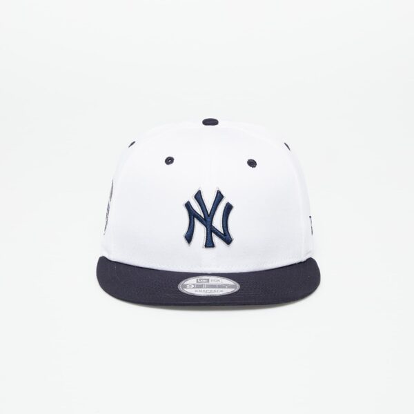 New Era New York Yankees White Crown Patch 9Fifty Snapback Cap Optic White/ Navy S-M-alacsony-ár