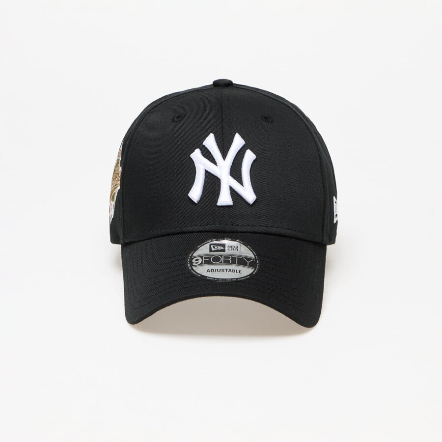 New Era New York Yankees World Series Patch 9FORTY Adjustable Cap Black Universal-alacsony-ár