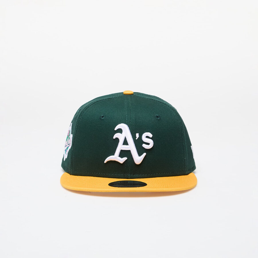 New Era Oakland Athletics MLB Team Colour 9FIFTY Snapback Cap Dark Green S-M-alacsony-ár