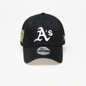 New Era Oakland Athletics World Series Patch 9FORTY Adjustable Cap Black Universal-alacsony-ár