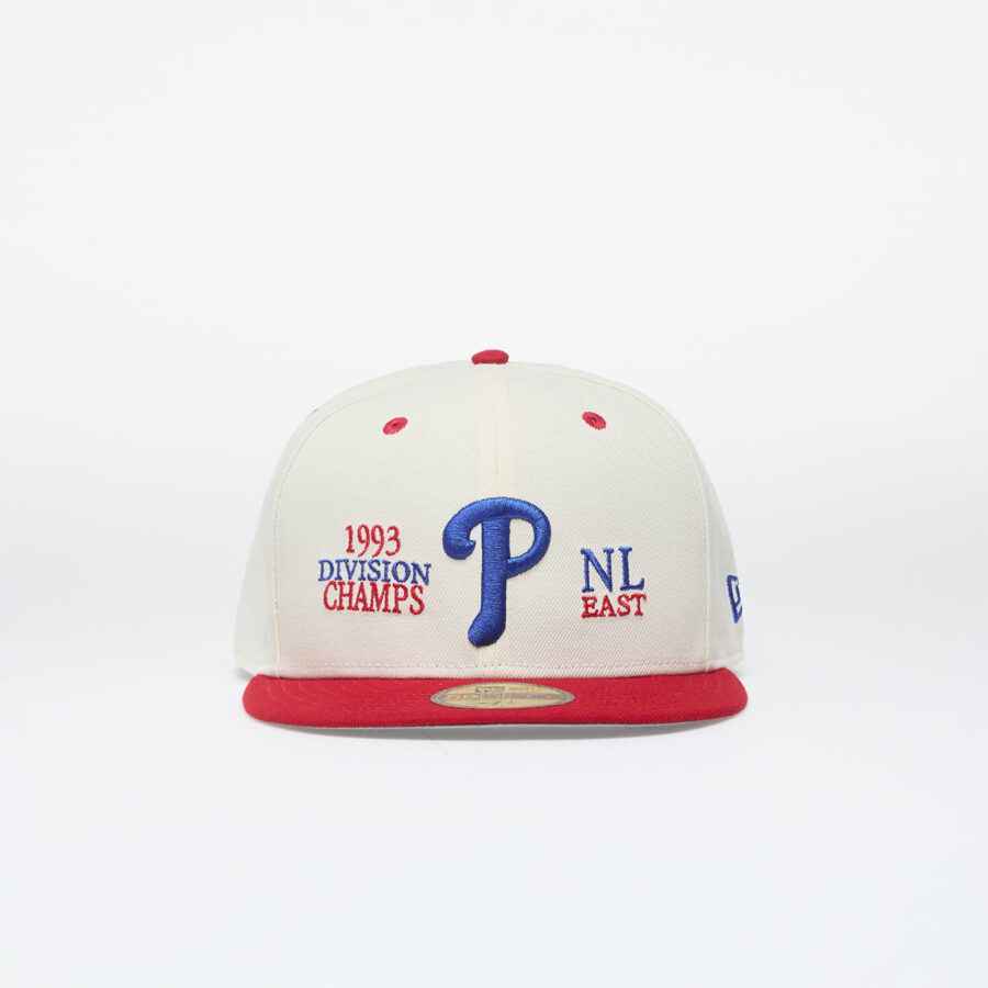 New Era Philadelphia Phillies 59FIFTY Fitted Cap Chrome White 7 3/8-alacsony-ár