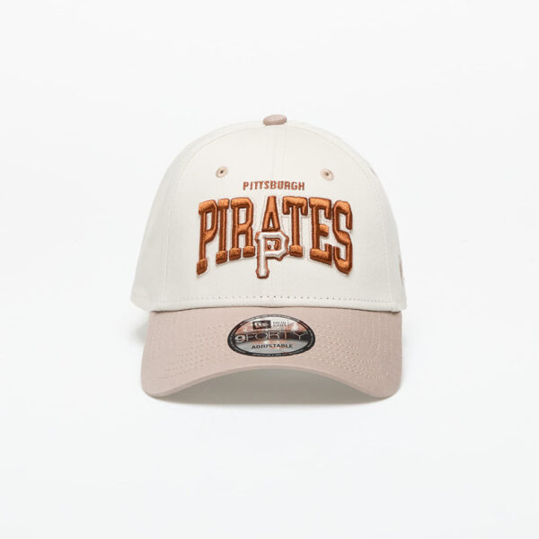 New Era Pittsburgh Pirates MLB White Crown 9FORTY Adjustable Cap Ivory/ Ash Brown Universal-alacsony-ár