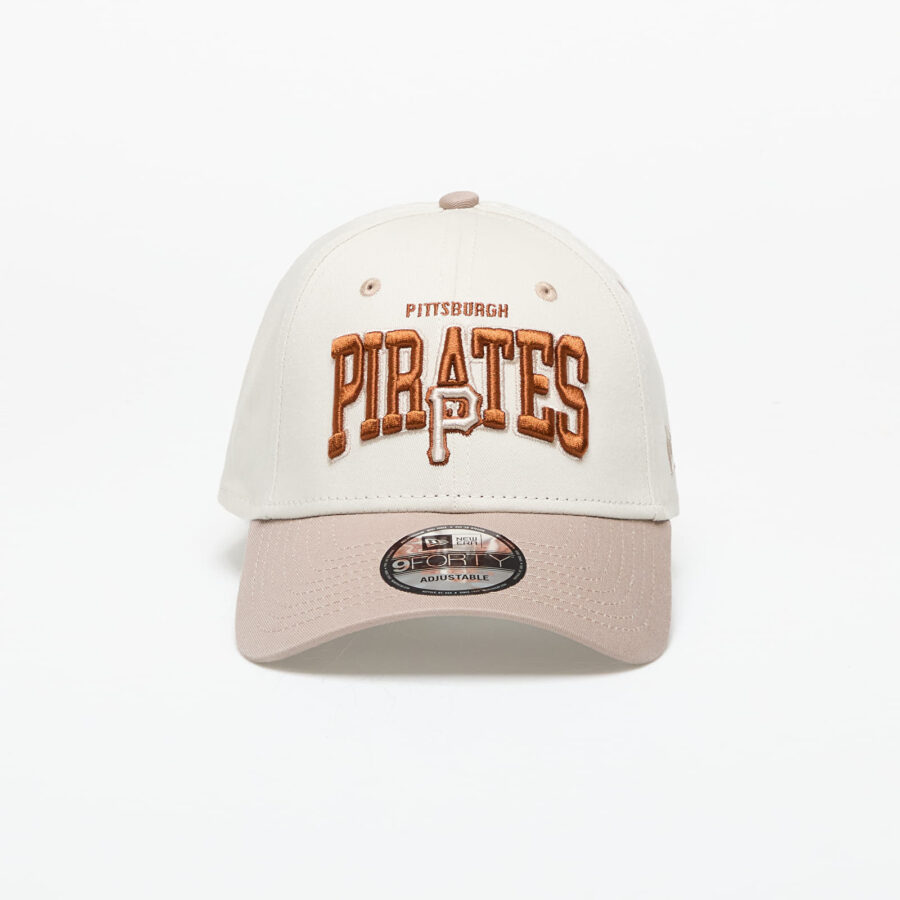 New Era Pittsburgh Pirates MLB White Crown 9FORTY Adjustable Cap Ivory/ Ash Brown Universal-alacsony-ár