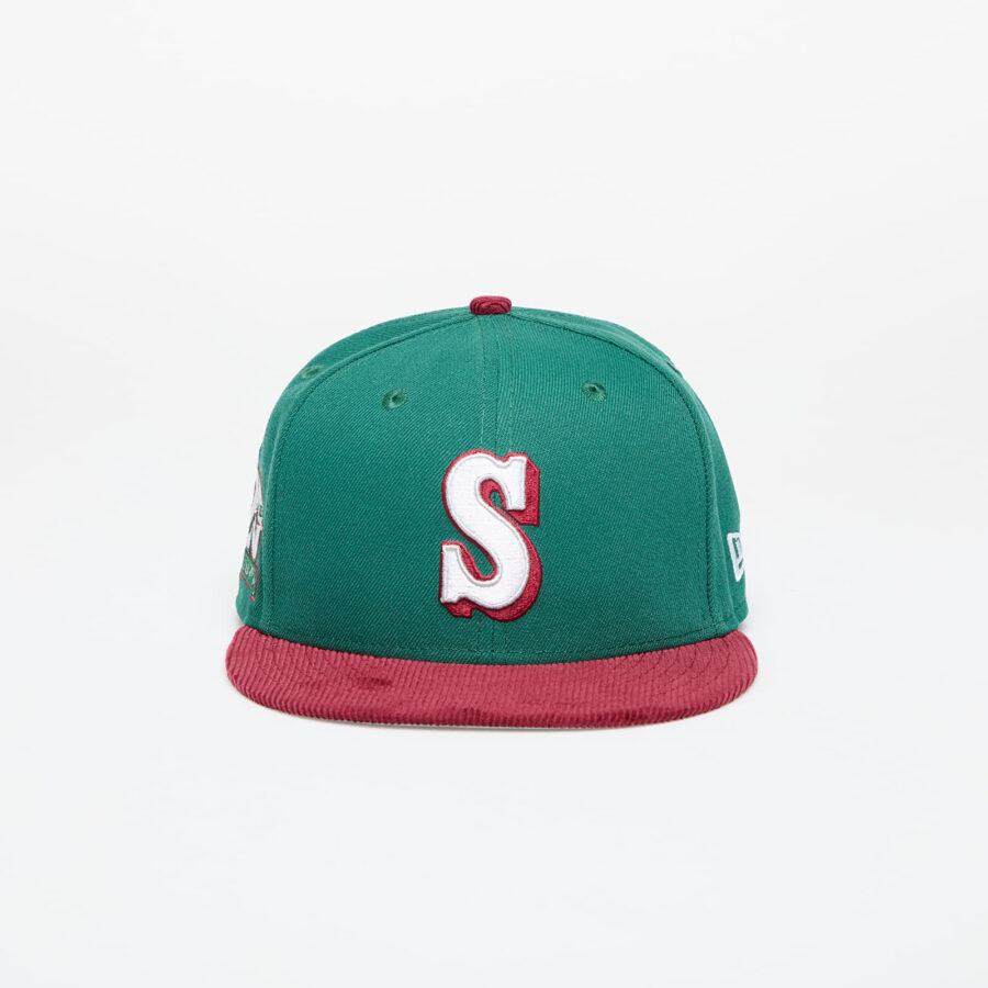 New Era Seattle Mariners MLB Contrast Cord 59FIFTY Cap Dark Green 7 1/2-alacsony-ár