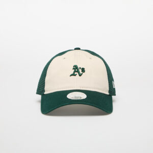 New Era Trucker MLB 9TWENTY Oakland Athletics Light Cream/ Dark Green Universal-alacsony-ár