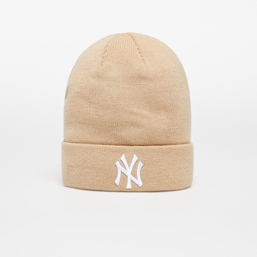 New Era Wmns League New York Yankees Essential Cuff Beanie Cream Universal-alacsony-ár