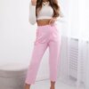 New Punto Trousers with Chain Light Pink