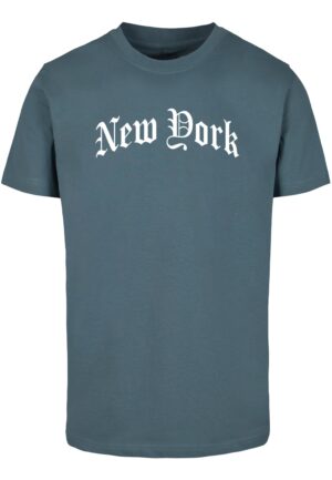 New York Texting Tee dustyblue New York Texting Tee dustyblue