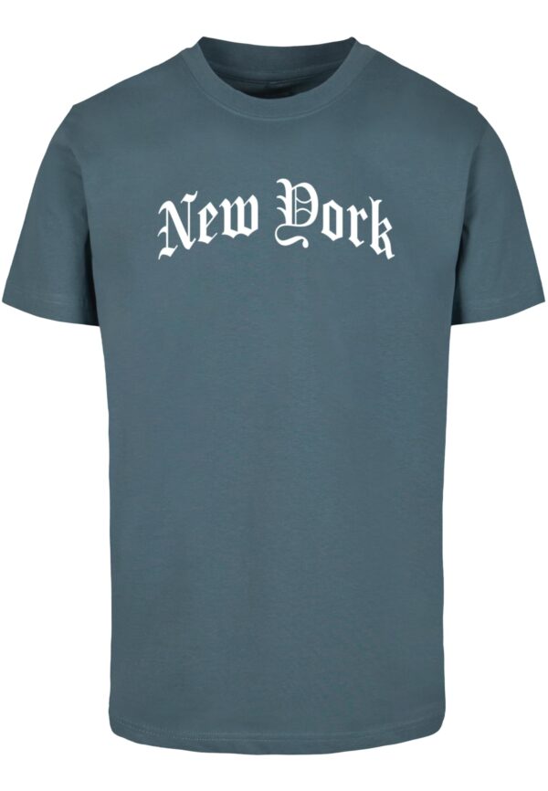 New York Texting Tee dustyblue New York Texting Tee dustyblue