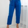 New punto trousers with a cornflower blue chain