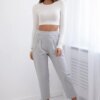 New punto trousers with chain in grey