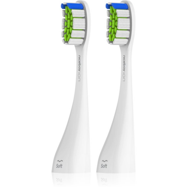 Niceboy ION Sonic PRO UV toothbrush tartalék kefék gyenge White 2 db-Ár