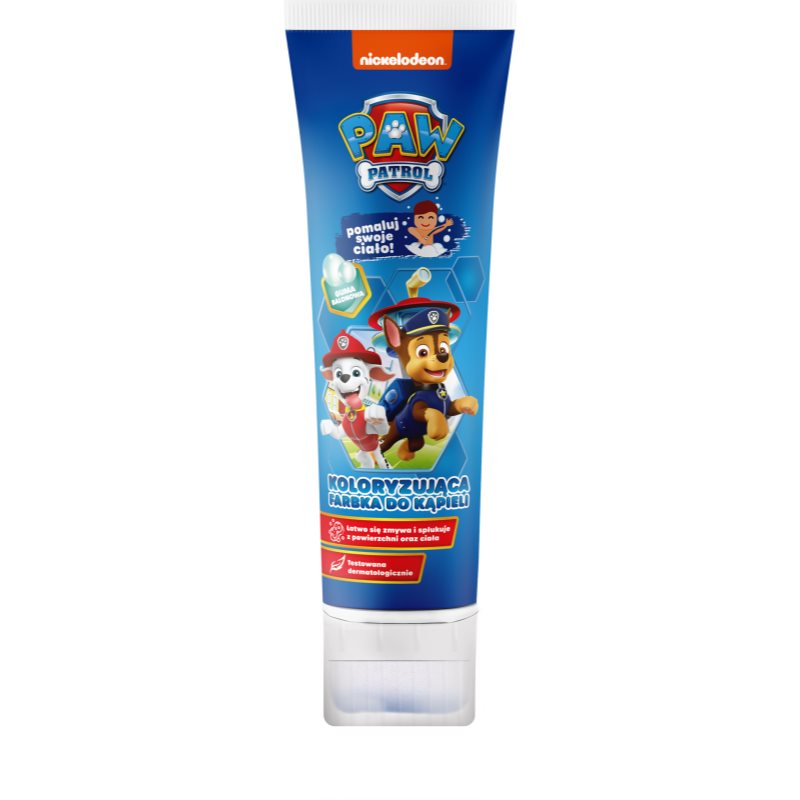Nickelodeon Paw Patrol Coloring Bath Paint habfürdő gyermekeknek Blue Bubble Gum 150 ml-Ár