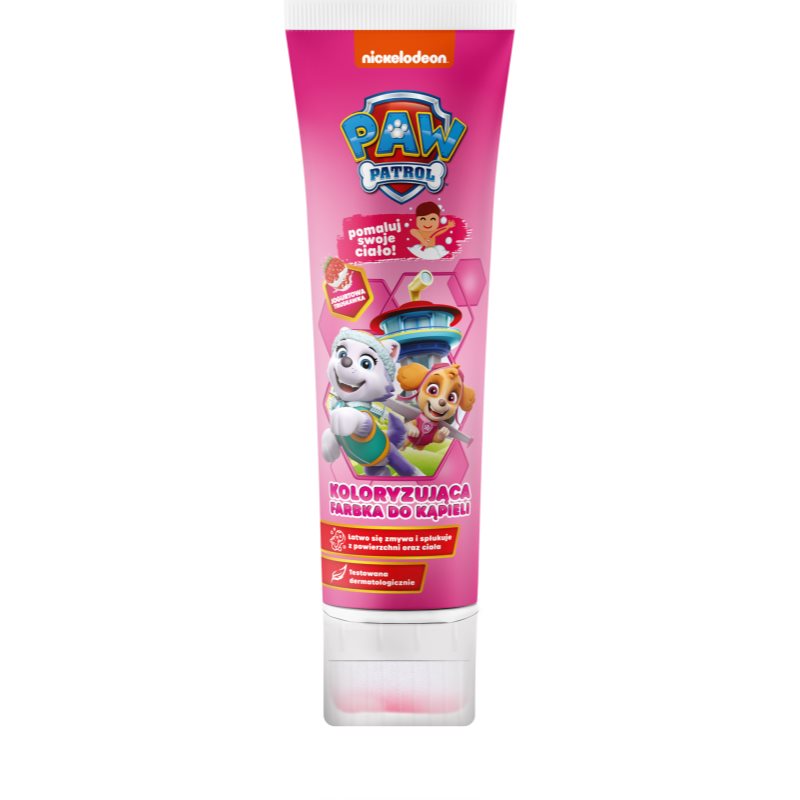 Nickelodeon Paw Patrol Coloring Bath Paint habfürdő gyermekeknek Pink Strawberry 150 ml-Ár