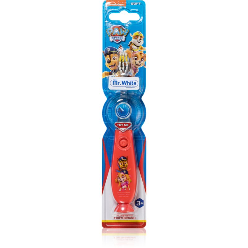 Nickelodeon Paw Patrol Flashing Toothbrush fogkefe gyermekeknek soft 3+ 1 db-Ár