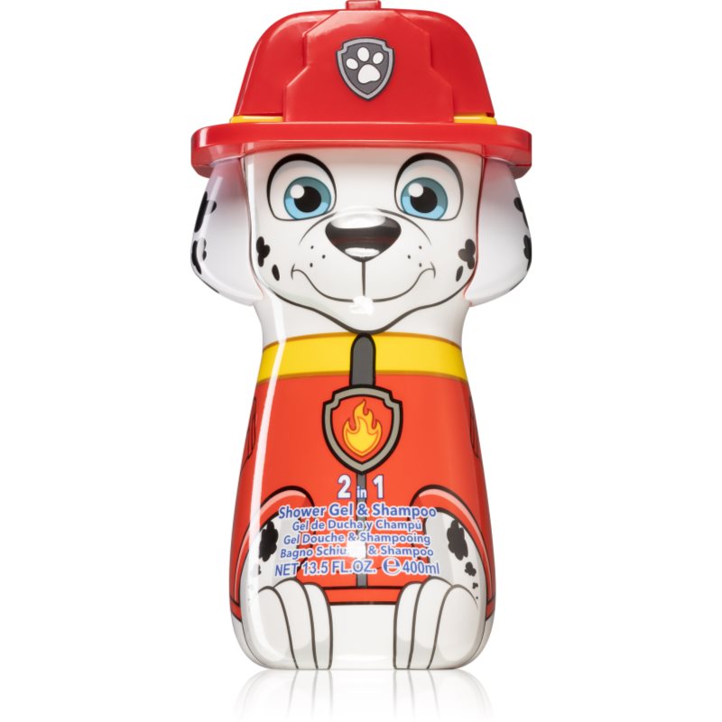 Nickelodeon Paw Patrol Marshall tusfürdő gél és sampon 2 in 1 gyermekeknek 400 ml-Ár