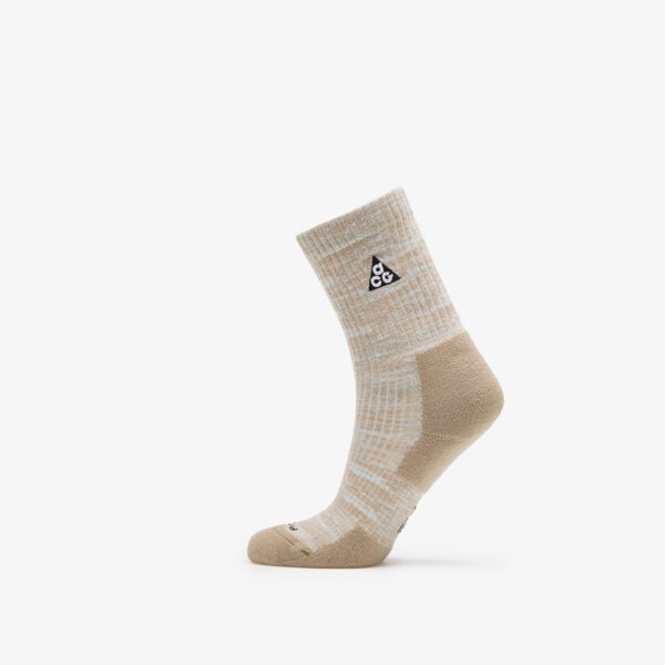 Nike ACG Everyday Cushioned Crew Socks 1-Pack Light Bone/ Volt/ Khaki/ Black S-alacsony-ár