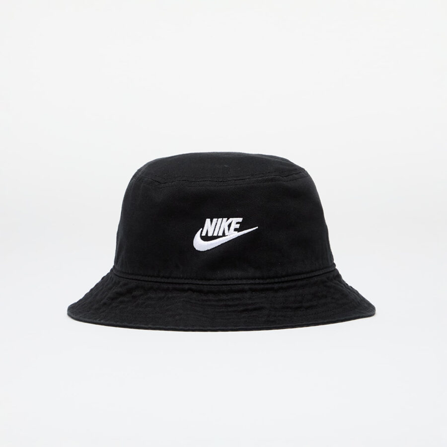 Nike Apex Futura Washed Bucket Hat Black/ White S-alacsony-ár