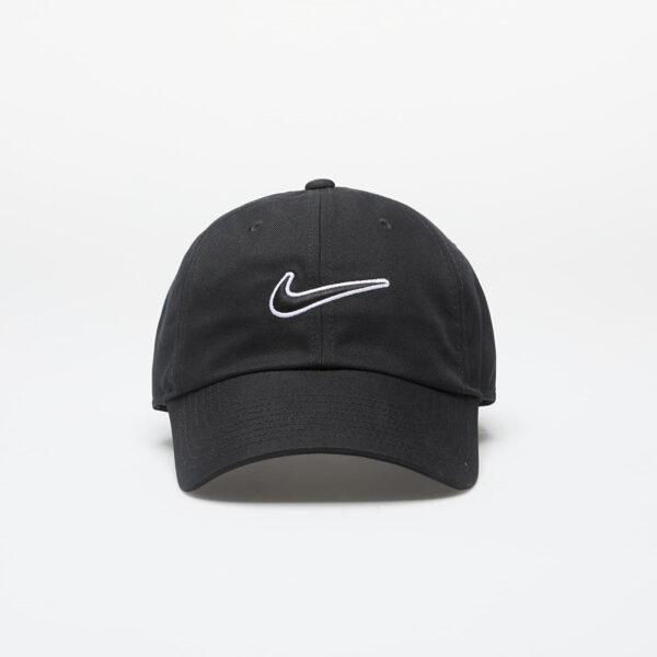 Nike Club Unstructured Swoosh Cap Black/ Black M/L-alacsony-ár