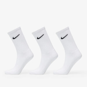 Nike Cushioned Training Crew Socks 3-Pack White M-alacsony-ár