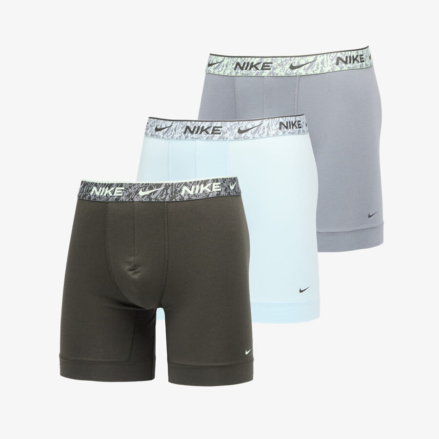 Nike DRI-FIT Everyday Cotton Stretch Boxer Brief 3-Pack Multicolor M-alacsony-ár