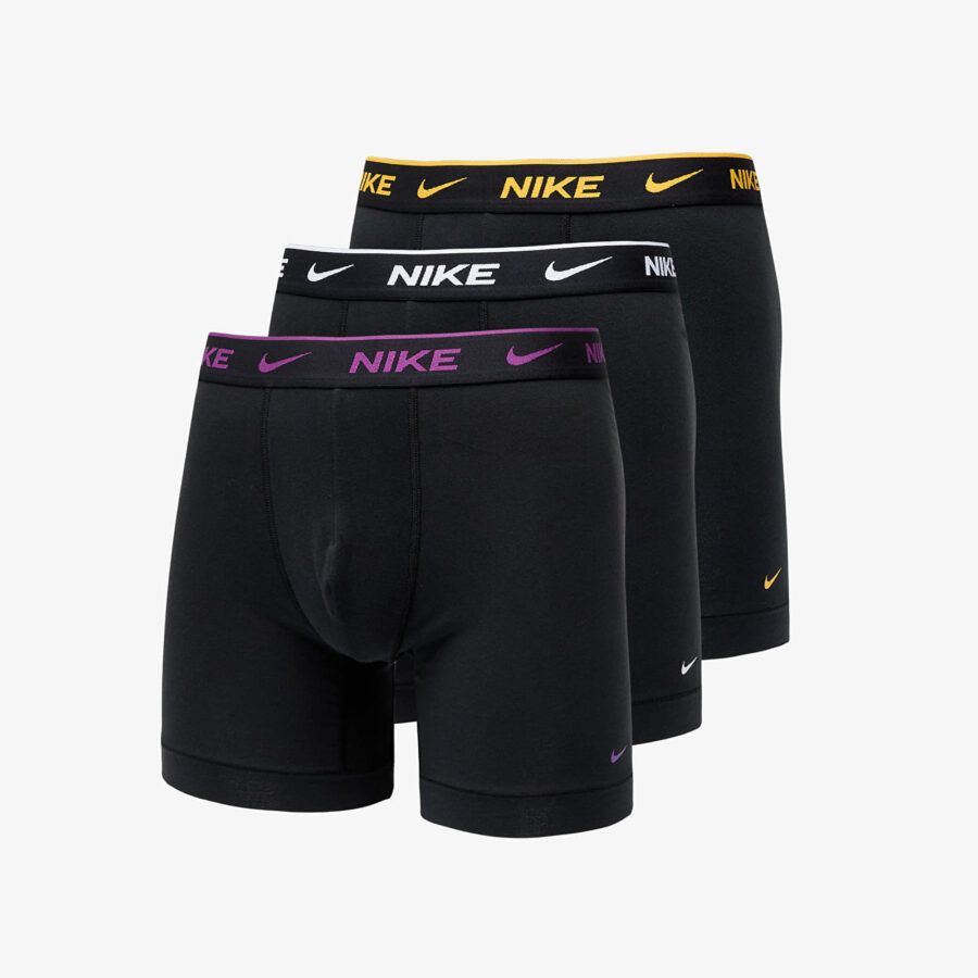 Nike DRI-FIT Everyday Cotton Stretch Boxer Brief 3-Pack Multicolor S-alacsony-ár