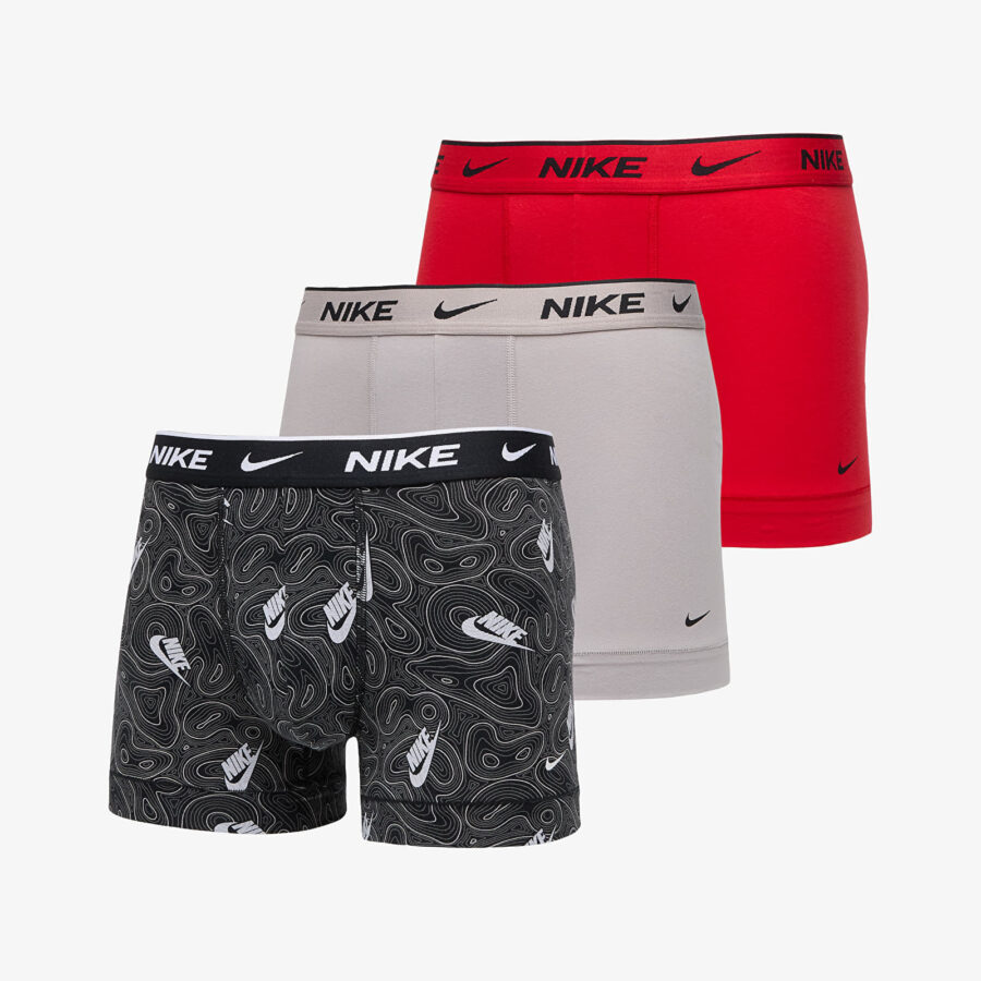 Nike DRI-FIT Everyday Cotton Stretch Trunk 3-Pack Multicolor S-alacsony-ár
