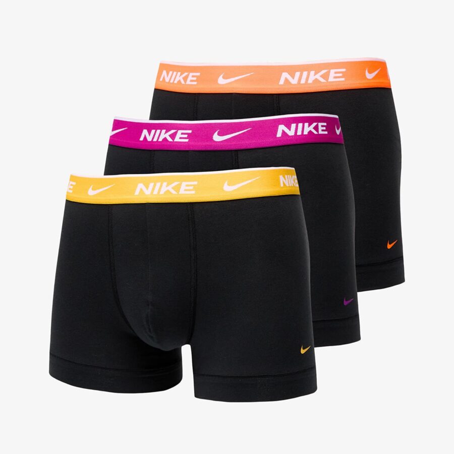 Nike DRI-FIT Everyday Cotton Stretch Trunk 3-Pack Multicolor S-alacsony-ár