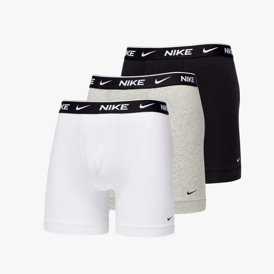 Nike Dri-FIT Boxer Brief 3-Pack C/O Black/ Melange Grey/ White S-alacsony-ár