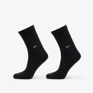 Nike Dri-FIT Everyday Cushioned Crew Socks (2 Pairs) Black/ White S-alacsony-ár