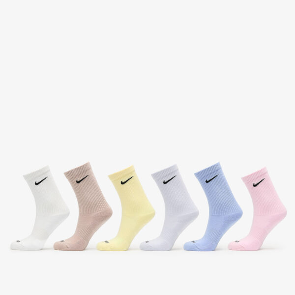 Nike Dri-FIT Everyday Plus Cushioned Training Crew Socks 6-Pack Multi-Color M-alacsony-ár