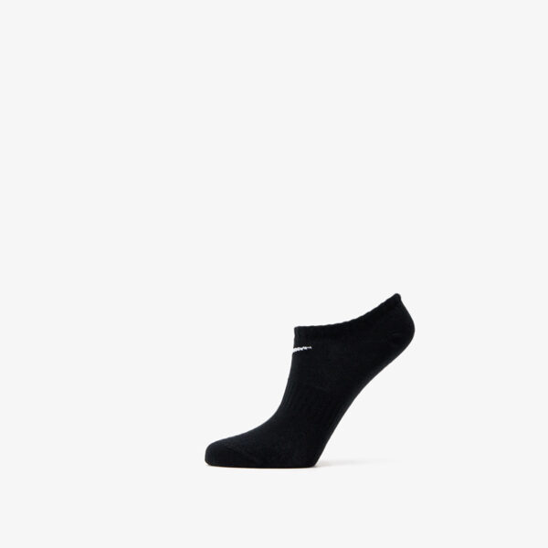 Nike Everyday Cotton Lightweight No Show Socks 3-Pack Black 46-50-alacsony-ár