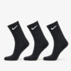 Nike Everyday Cush 3-Pack Crew Socks Black/ White S-alacsony-ár