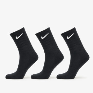 Nike Everyday Cush 3-Pack Crew Socks Black/ White S-alacsony-ár