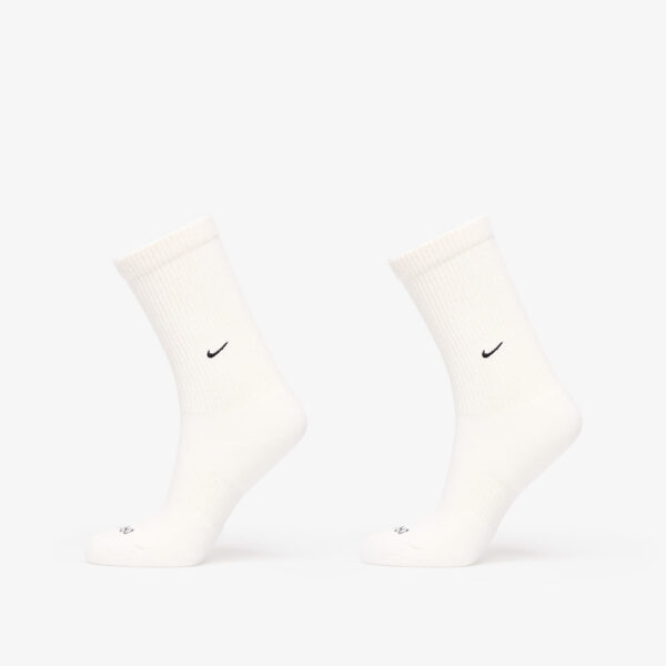 Nike Everyday Cushioned Crew Socks 2-Pack Sail/ Black S-alacsony-ár