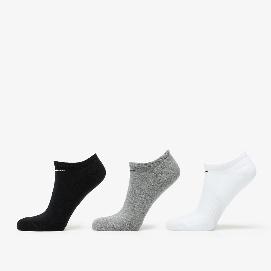 Nike Everyday Cushioned Training No-Show Socks 3-Pack Multi-Color S-alacsony-ár